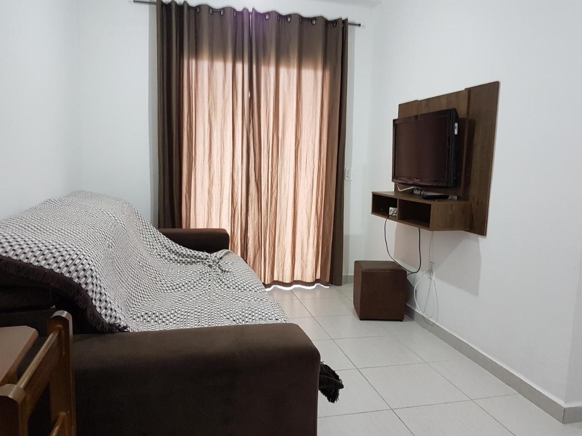 Apartamento Praia Grande Ubatuba Com Churrasqueira Privativa Exterior foto